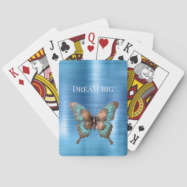 Baralho Aqua Silver Cobra Impressão (Verso)