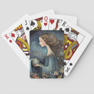 Baralho Aquário Portador de Água Zodíaco Astrologia Aniver