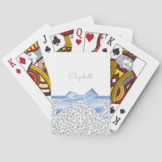 Baralho Arco Azul Claro com Impressão e Nome Trendentes do (Verso)