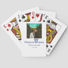 Baralho Arco azul grita 40 anos de casamento