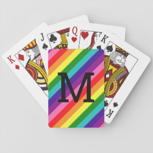 DIYthinker Pintura Coração LGBT Arco-íris Poker Baralho Jogo de Mesa  Presente