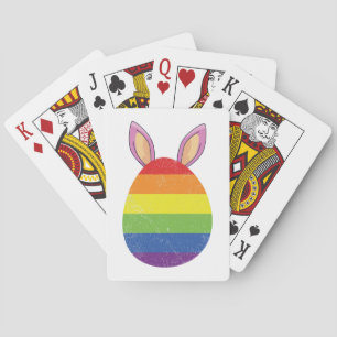 Baralho Arco-Íris Ovo Coelhinho Orelha Orgulho gay de Pásc