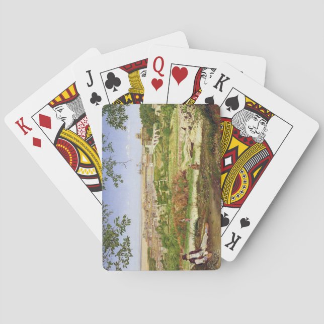 Baralho Ariccia, Italia, 1860 (óleo no painel) (Verso)