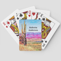 Arizona Azul do Lago Saguaro Cactus