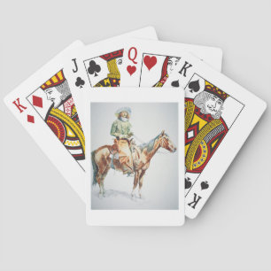 Baralho Arizona Cowboy, 1901 (giz no papel)