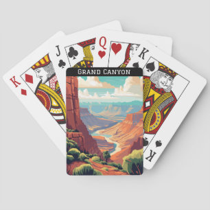Baralho Arizona do Parque Nacional do Grande Canyon da Vin