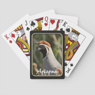 Baralho Arizona Gambel's Quail Playing Cards