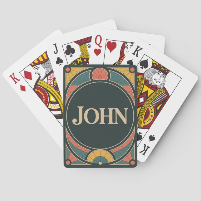 Baralho Art Deco John Card Deck (Verso)