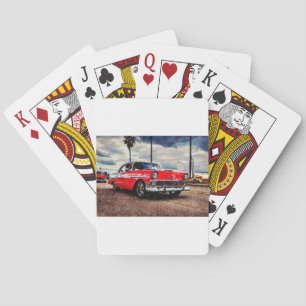 Baralho Arte aquosa do Chevrolet Bel Air de 1956