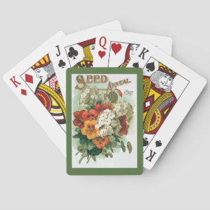 Baralho Arte da capa do catálogo de sementes da Eastman Vi
