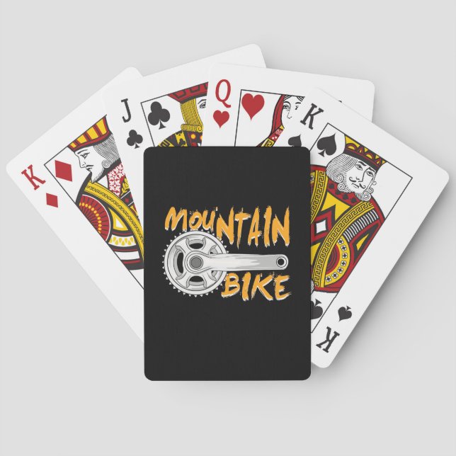 Baralho Arte de Bicicleta de Montanha (Verso)