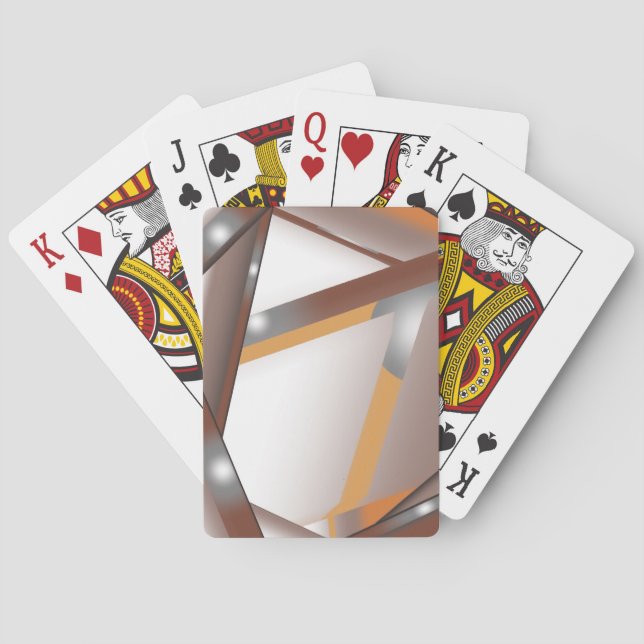 Baralho Arte de Ombre de Tonalidade Concentrada de Borda E (Verso)