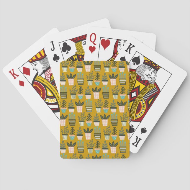 Baralho Arte de Plantas Estéticas (Verso)