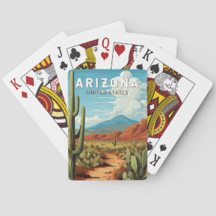Baralho Arte de Viagem Vintage do Arizona