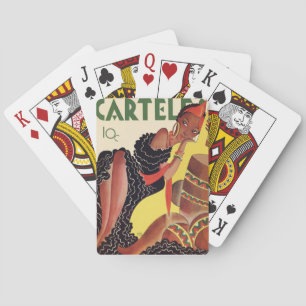Baralho Arte Deco Antigo - Cartazes - Mulher Bonita