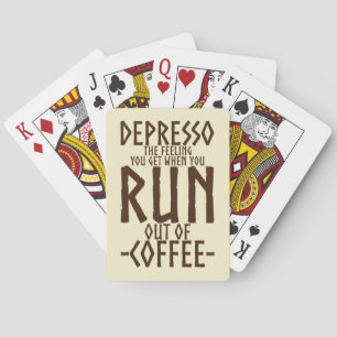 Baralho Arte Depresso Amante de Café
