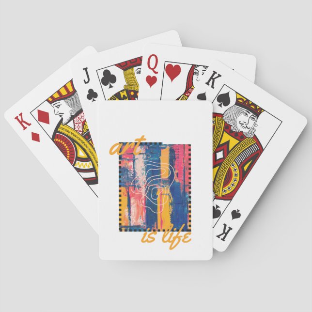 Baralho Arte é um jogo clássico da vida (Verso)
