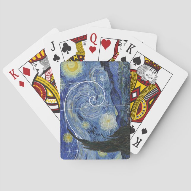 Baralho  Arte Encontra Matemática, Van Gogh Conhece Placa  (Verso)