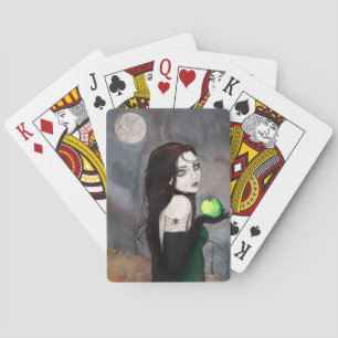 Baralho Arte Fantasia Gótica Mulher com Maçã