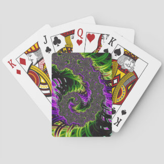 Baralho Arte Fractal Espiral Espiral Psicodélica Eclética