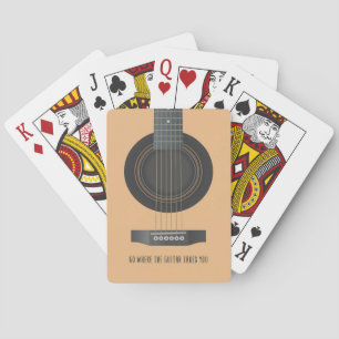 Baralho Arte Musical Vai Onde O Violão Te Leva
