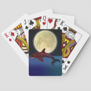 Baralho Arte Nativa Americana Haida Orca e Lua