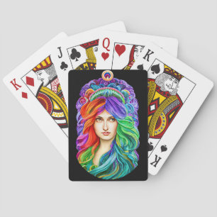 Baralho Arte Rainbow Goddese Queen Fantasy