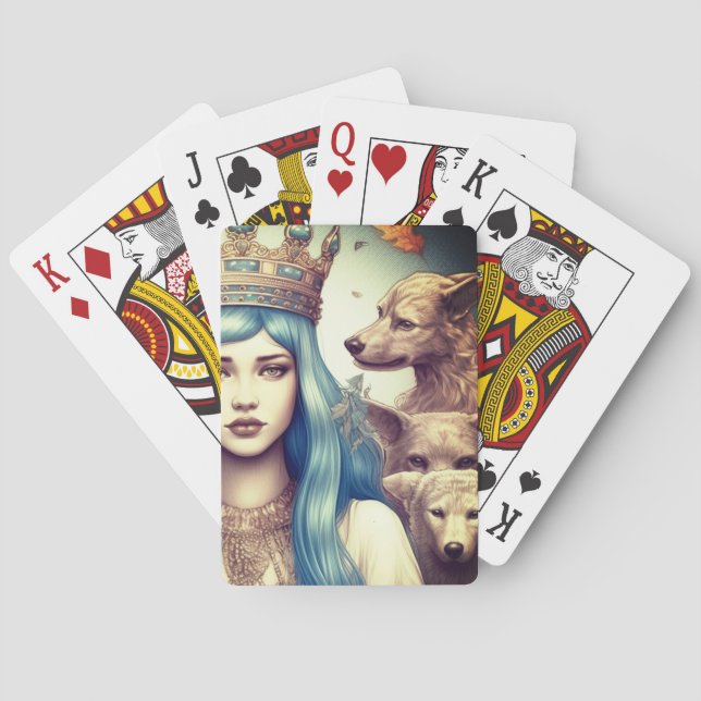 Baralho Artsy Dog Lady (Verso)
