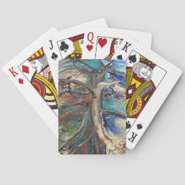 Baralho árvore abstrato