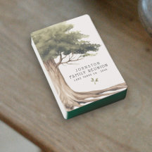 Árvore de Vintage Picnic da Reunião da Família Rus