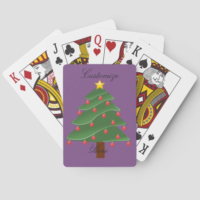 Baralho Árvore Natal Trocado (Verso)