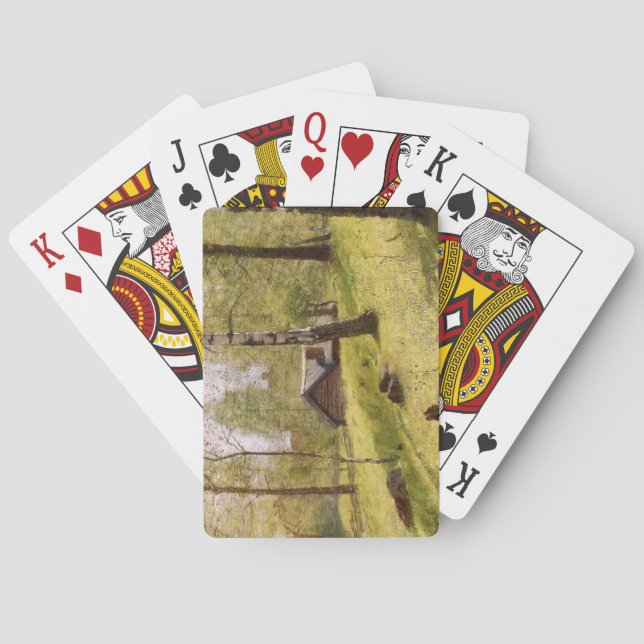 Baralho Árvores de Aves no País Sueco (Jansson) (Verso)