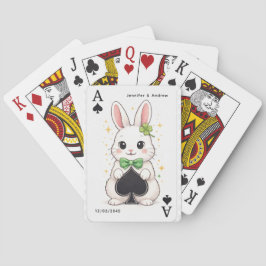 Baralho Ás de Espadas Coelho Sortudo Carta de Poker