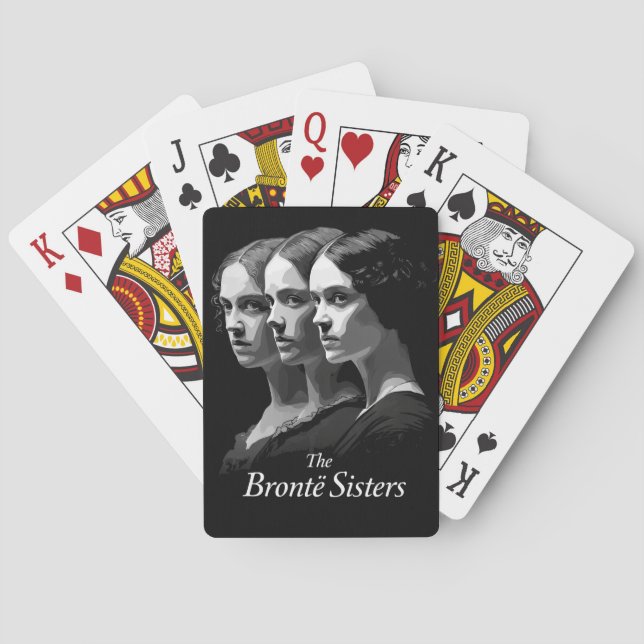 Baralho As Irmãs Brontë (Verso)