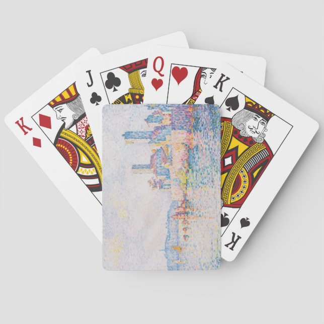 Baralho As torres de Antibes (por Paul Signac) (Verso)