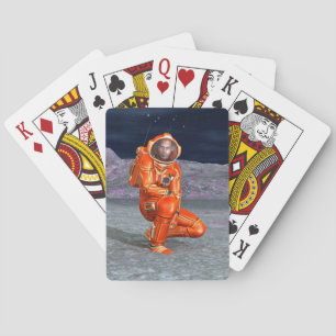 Baralho Astronauta Mars Space Explorer no Planeta de Alien