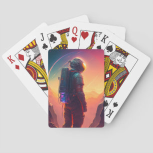 Baralho Astronauta World Discovery Painting Human Universe