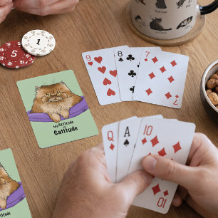 Baralho Atitude engraçada de gato