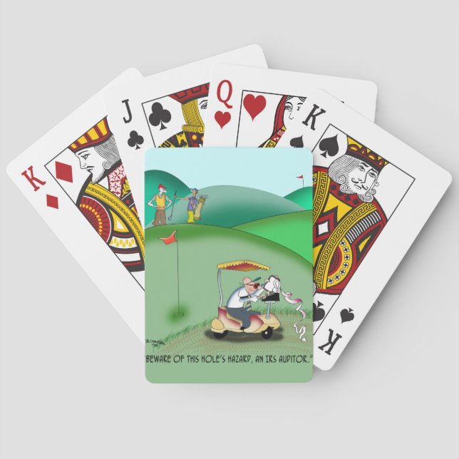 Baralho Auditor IRS em uma Armadilha de Golfe (Verso)