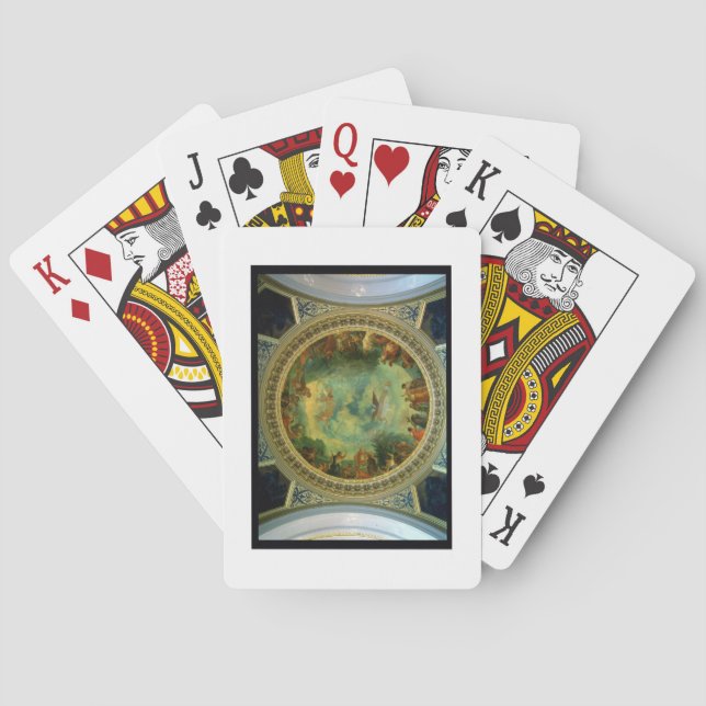 Baralho Aurora, ceiling painting possibly from the Library (Verso)