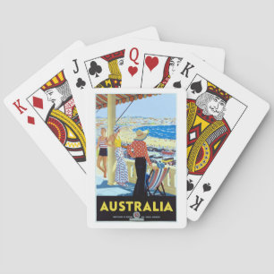 BARALHO AUSTRÁLIA ANOS 1920 PRAIA DE BONDI