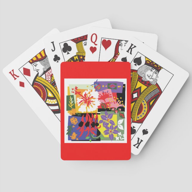 Baralho australiano WILDFLOWERS - Celebração Floral (Verso)