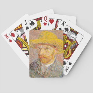Baralho Autorretrato impressionista de Vincent Van Gogh pi