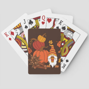 Baralho Autumn Pumpkins Gnome Spice Card
