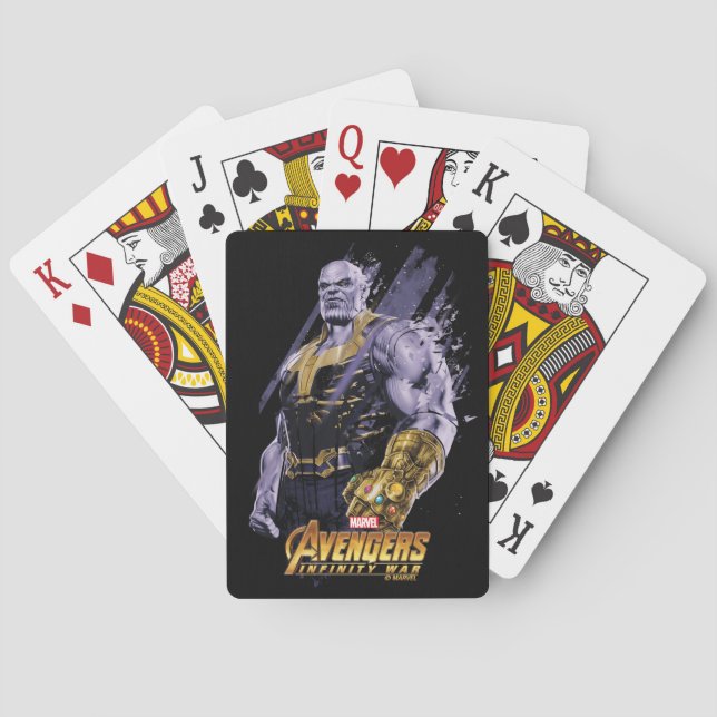 Baralho Avengers: Infinity War | Thanos Shattered Graphic (Verso)