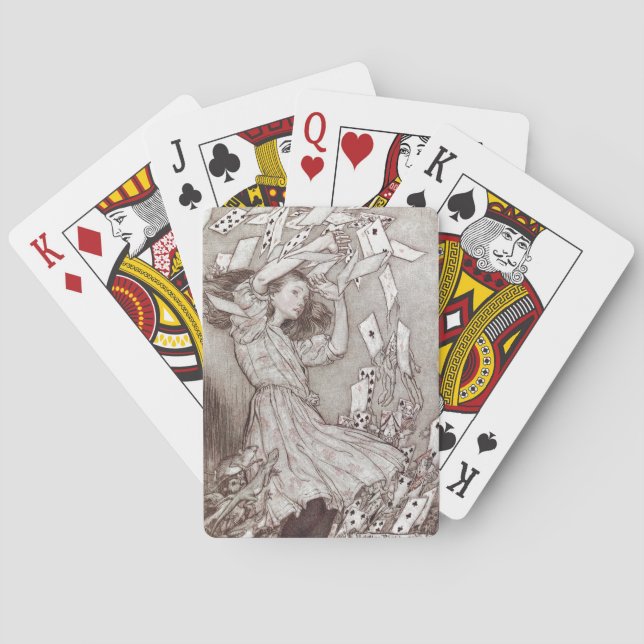 Baralho Aventuras de Alice no País das Maravilhas (1907) (Verso)