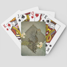 Aves de fantasia elegantes únicas