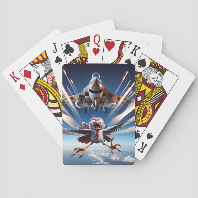 Baralho Avião de Combate da Turquia Fantasy (Verso)
