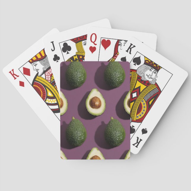 Baralho Avocado Green Purple (Verso)