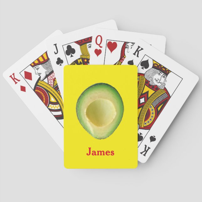Baralho Avocado Yellow Red 4James (Nome) (Verso)